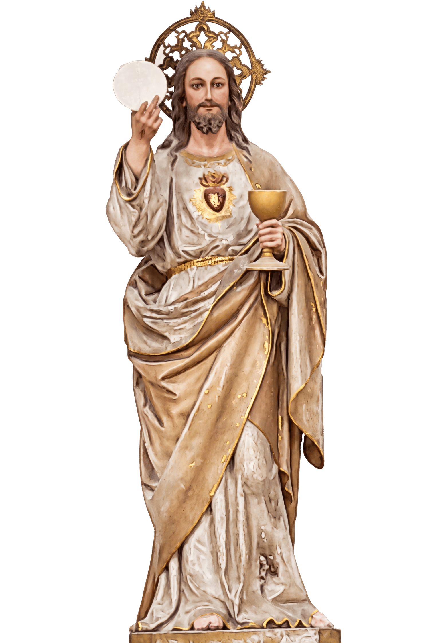 Escultura de Jesús Eucarístico